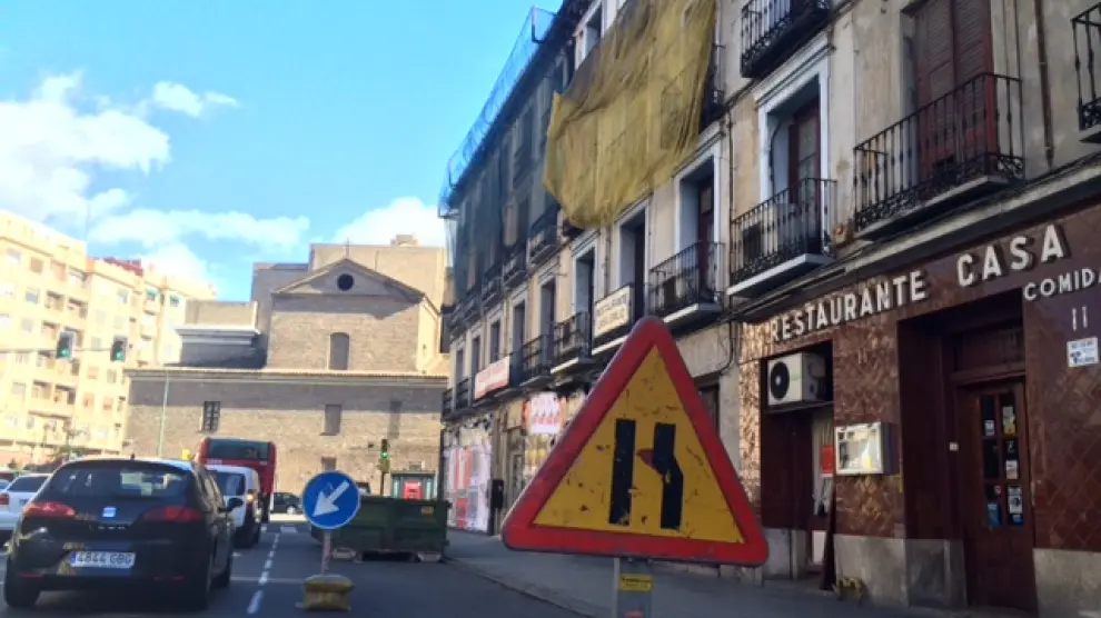El edificio del Café Madrid, en estado de abandono