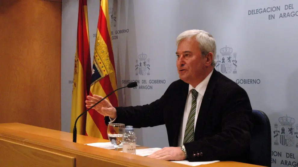 El delegado del Gobierno en Aragón, Gustavo Alcalde.
