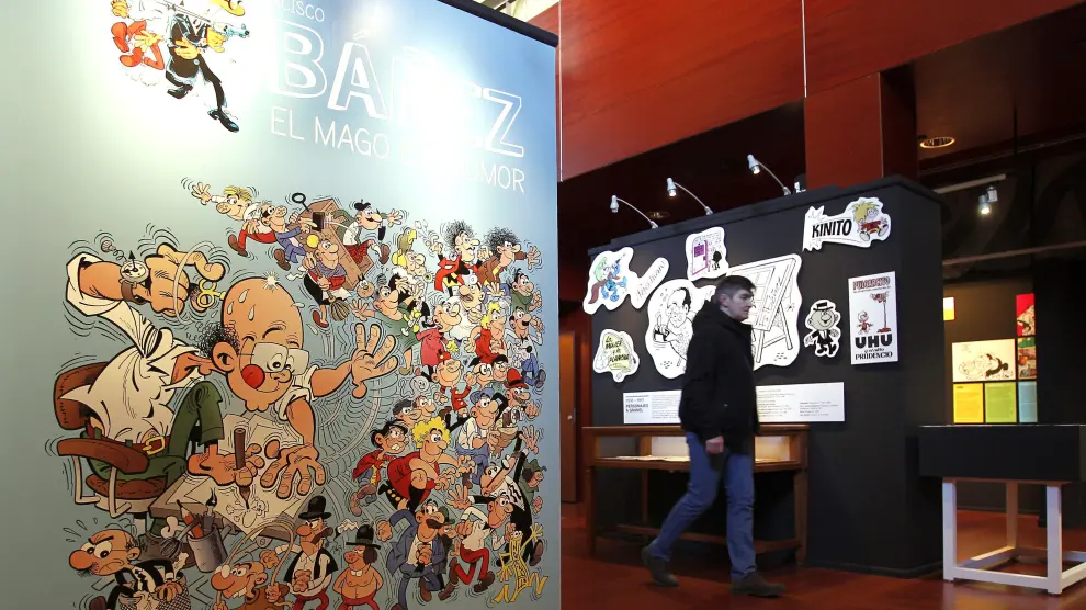 La exposición 'Ibáñez, el Mago del Humor' se ha inaugurado este jueves en el Centro de Historias