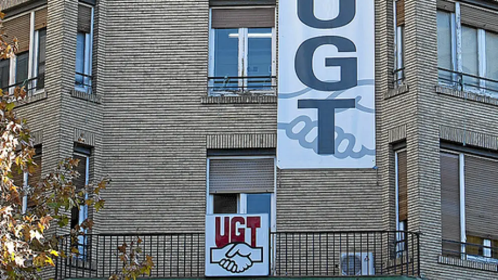 Sede de UGT-Aragón en Zaragoza