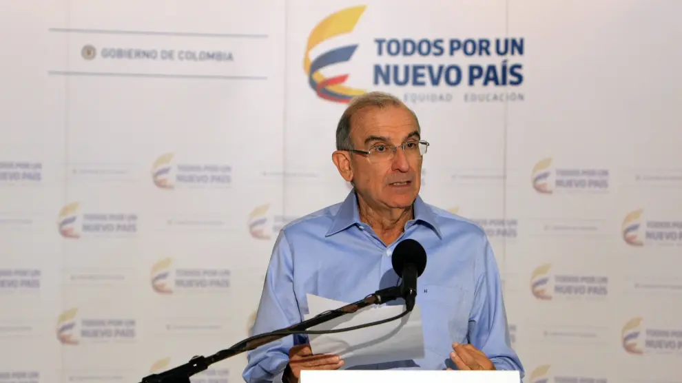 El Jefe de la delegación del gobierno colombiano, en La Habana