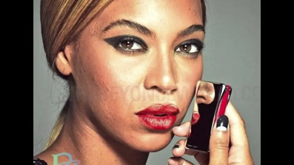 Polémicas fotos de Beyonce sin retocar en photoshop