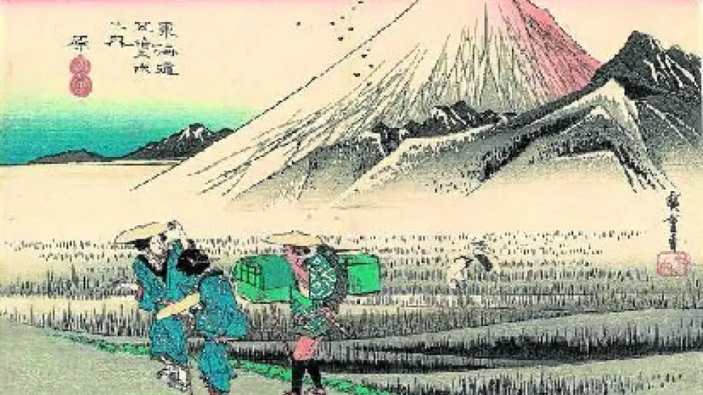 La colección de arte oriental del Museo de Zaragoza rescata al artista japonés Hiroshige