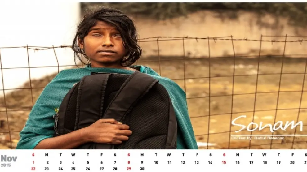 Calendario Bello' editado por la ONG Stop Acid Attacks