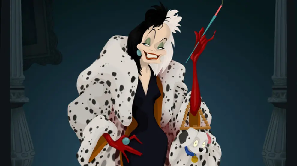 Cruella de Vil, personaje de la película '101 Dálmatas', fuma en la película