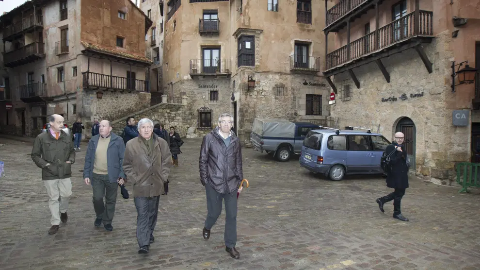 Vista estos días a Albarracín una delegación de ocho europarlamentarios