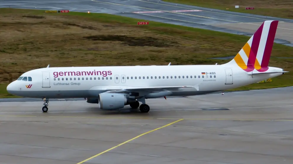 Imagen de un Airbus A320 de Germanwings