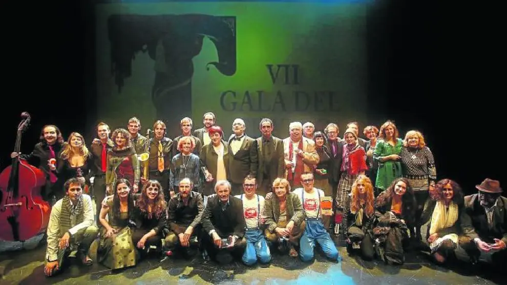 El teatro aragonés reconoce la labor de los actores Jorge Usón y Gabriel Latorre