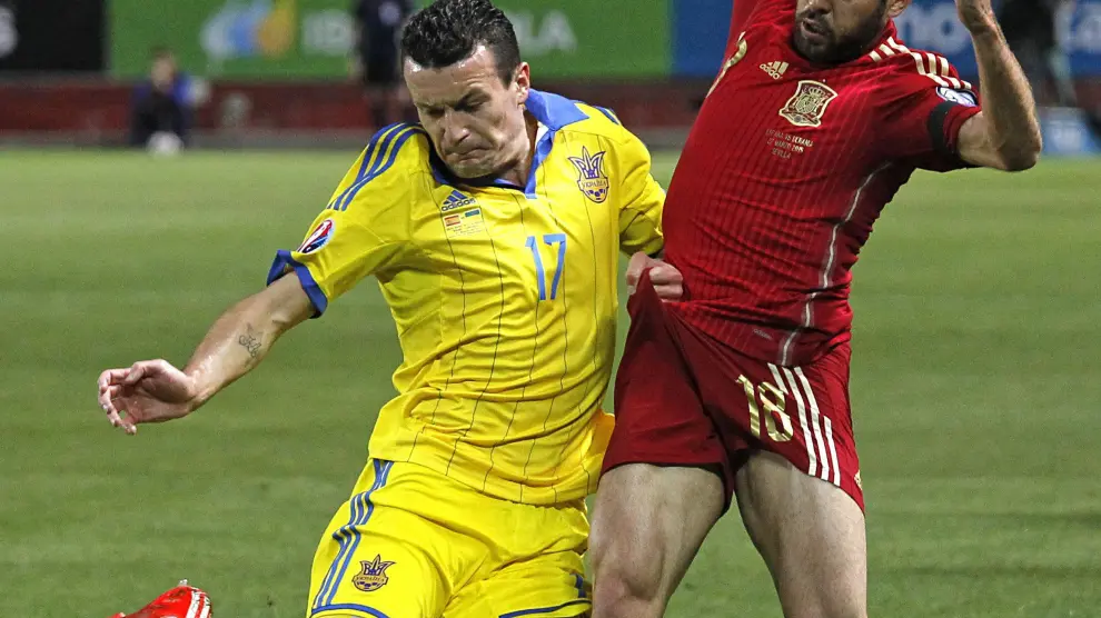 El defensa se lesionó este viernes durante el partido entre España y Ucrania.