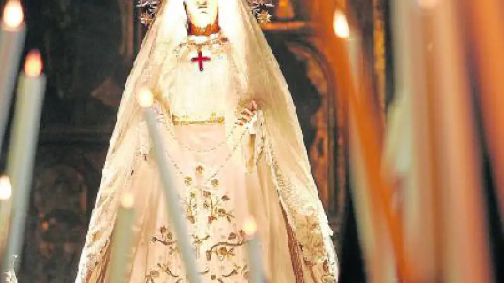 Nuestra Señora del Rosario, de la iglesia de San Pablo en Zaragoza.