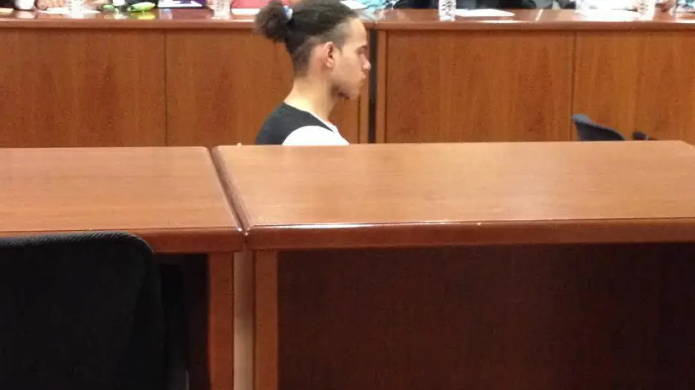 El acusado, M.H., durante el juicio.