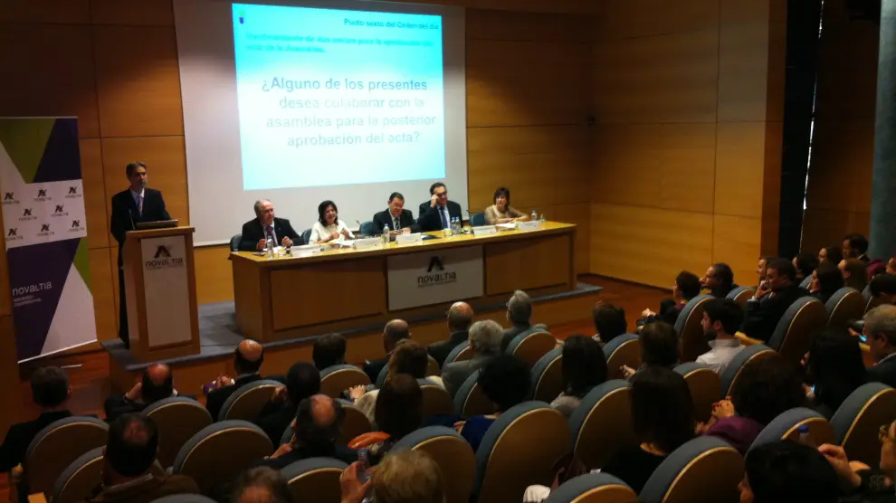 Asamblea General de Novaltia del pasado año, celebrada en Zaragoza.