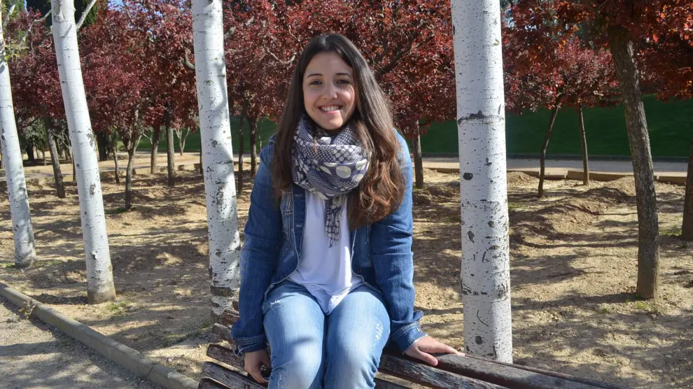 Carolina Chirón, responsable del grupo Scout Pyrene de Barbastro