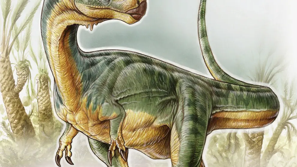 Recreación del 'Chilesaurus diegosuarezi'