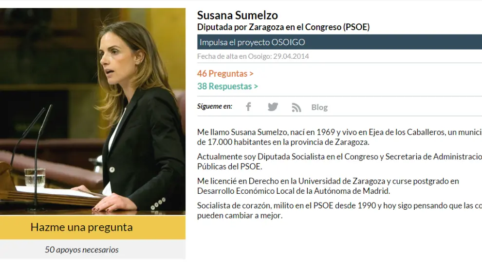 Perfil de Susana Sumelzo