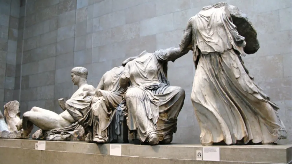 Esculturas del Partenon en el Museo Británico