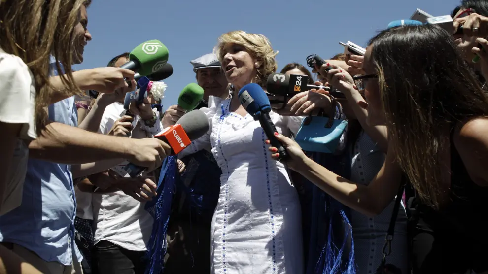 La presidenta del PP de Madrid y candidata a la Alcaldía de la ciudad, Esperanza Aguirre