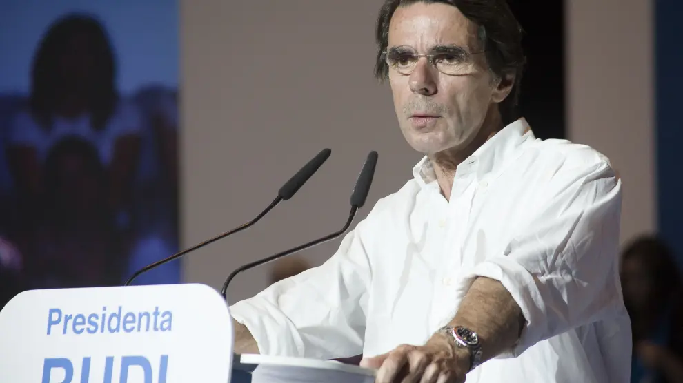 José María Aznar, Mitin PP, Elecciones