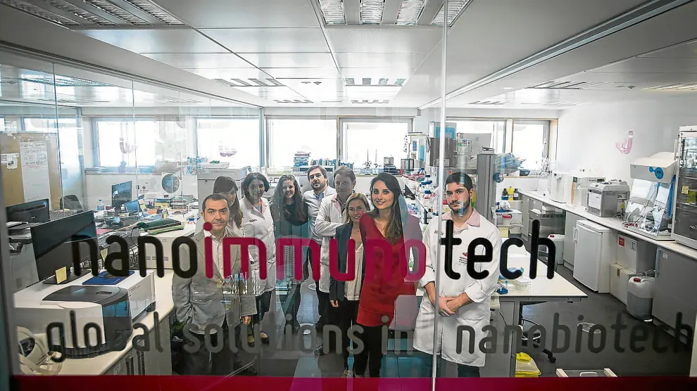 Nanoimmunotech tiene su sede princial en Zaragoza (edificio CIEM), pero también trabaja en Vigo y, desde hace poco, en Madrid.