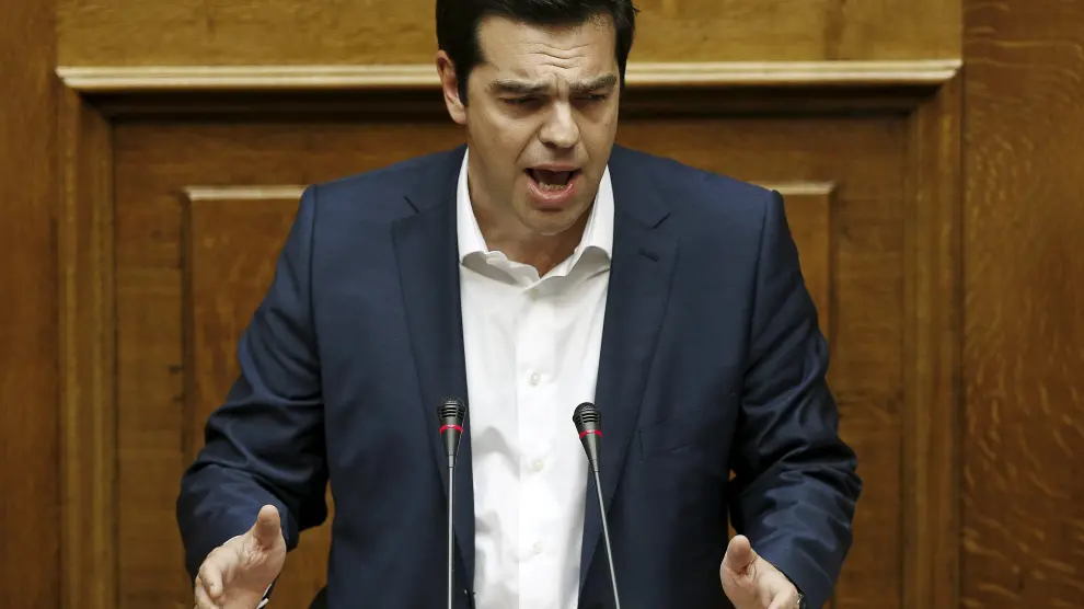 Comparecencia de Tsipras en la cámara helena