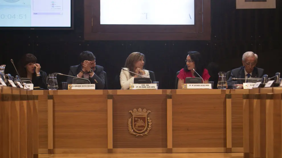 Último pleno de la legislatura en Huesca
