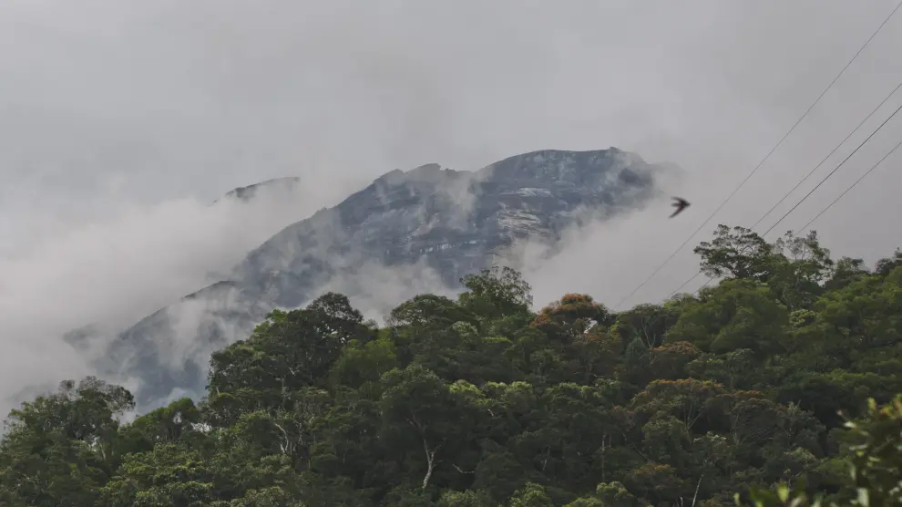 Vista general del monte Kinabalu.