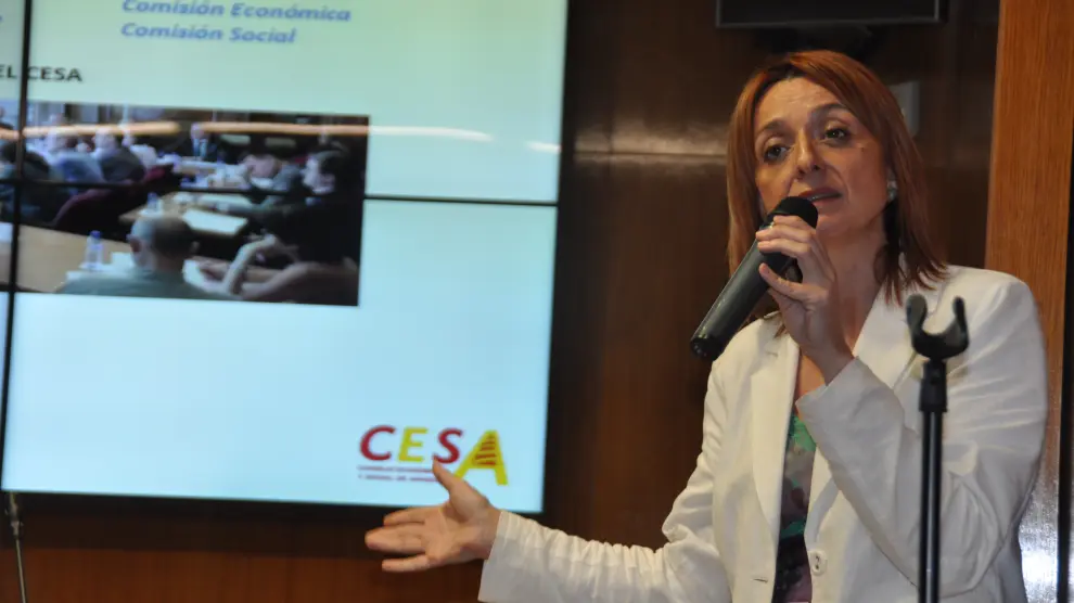 Natividad Blasco, presidenta del Consejo Económico y Social de Aragón (CESA)