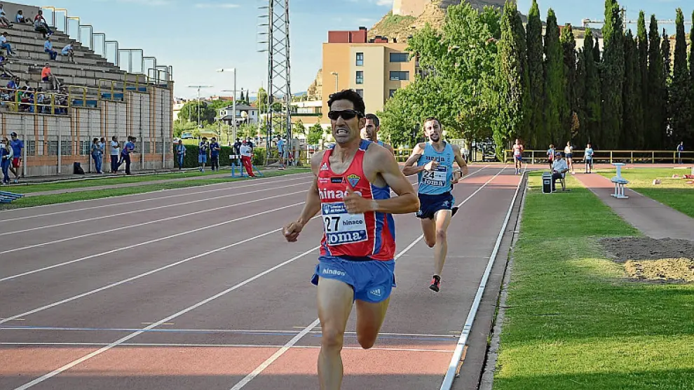 Eliseo Martín, en la prueba de 3.000 metros.