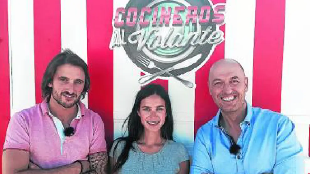 Alejandro Alcántara, Paula Prendes e Iñigo Pérez 'Urrechu'.