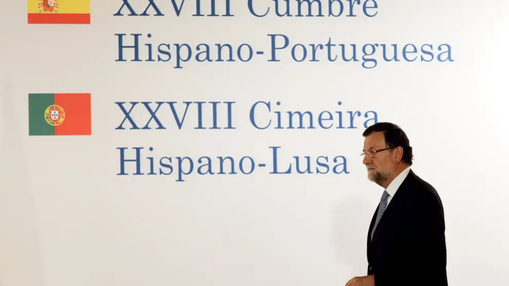 Mariano Rajoy en la cumbre hispano-lusa