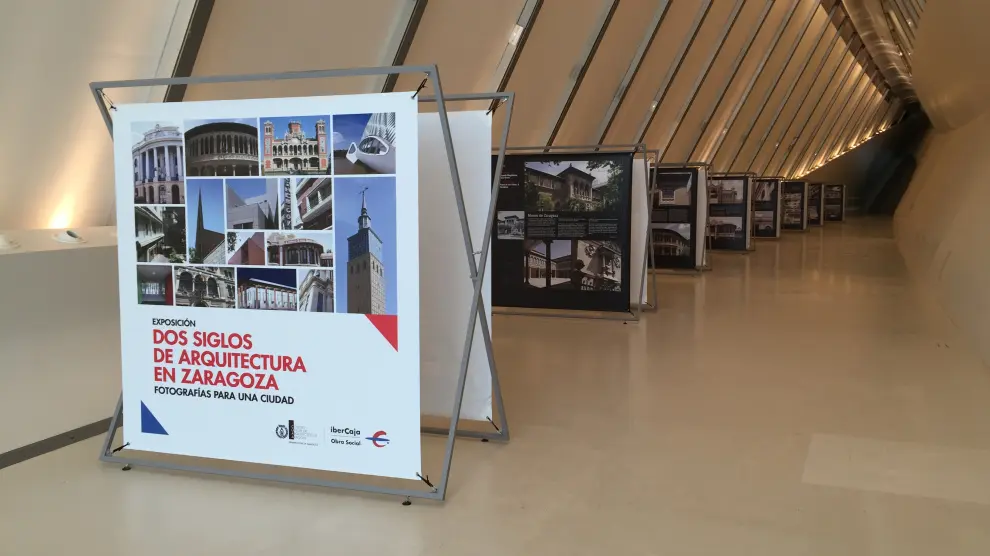 Exposición 'Dos siglos de arquitectura en Zaragoza', en el Pabellón Puente