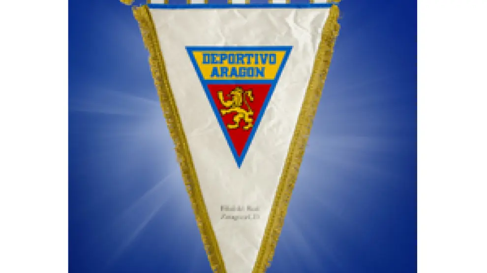 Banderín del Deportivo Aragón.