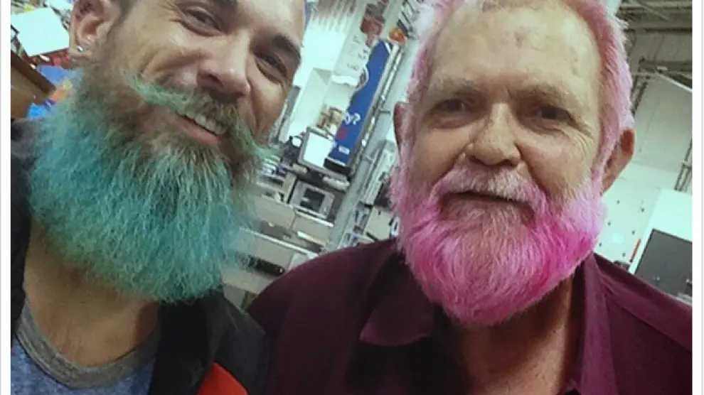 Los Merman revolucionan las redes sociales con sus barbas de colores