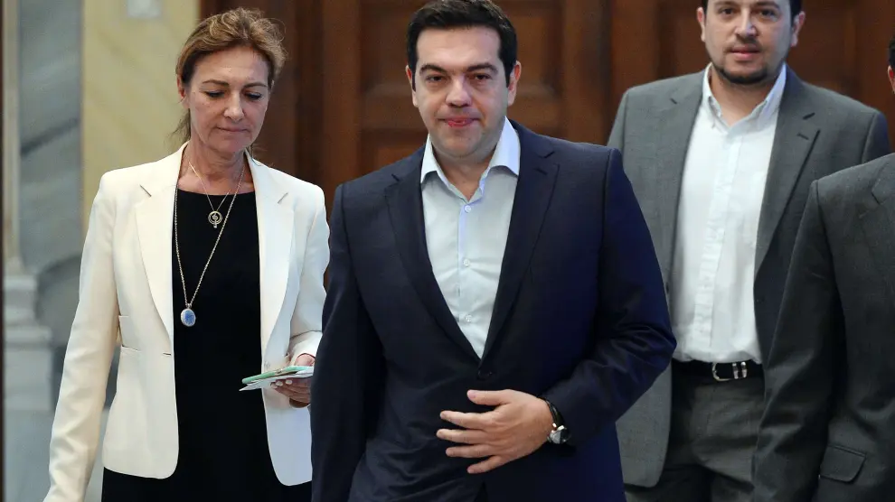 Tsipras, antes de la reunión con los líderes griegos