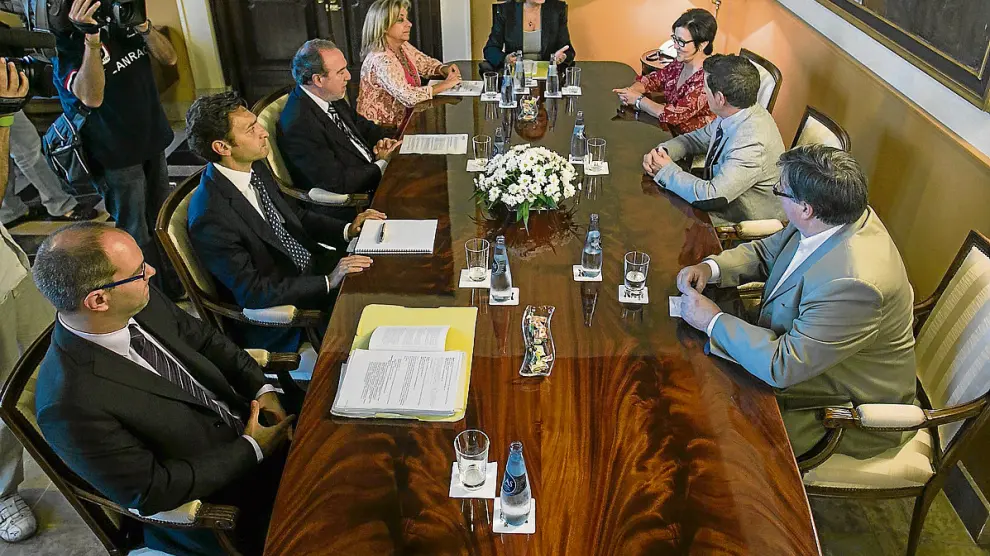 La anterior reunión entre la DGA y los alcaldes fue el 10 de septiembre y también participó Rudi.