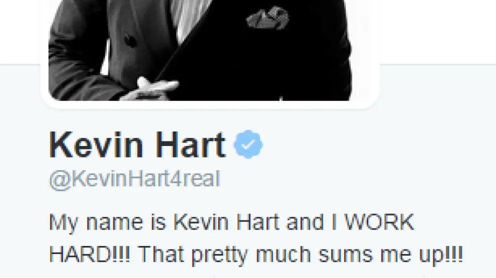 Kevin Hart ya dispone de su fecha de nacimiento en su perfil de Twitter.