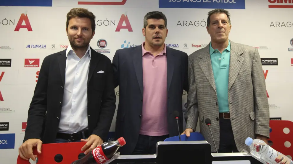 Presentación de Lalo Arantegui como director deportivo y Pedro Braojos como director técnico.