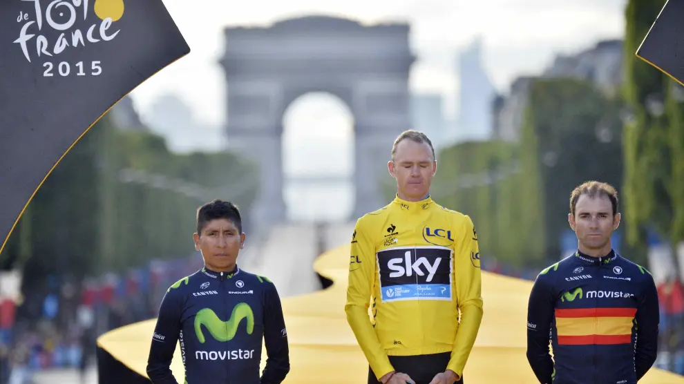 Ganadores del Tour de Francia 2015.