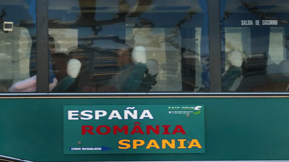 Autobús de ruta Rumanía -España.