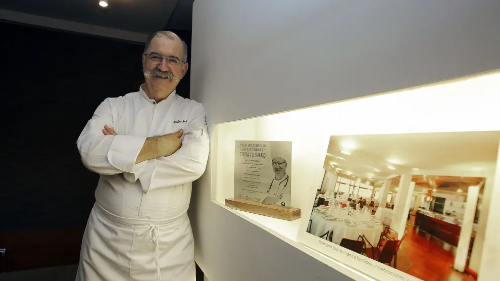 El chef Pedro Subijana, propietario del restaurante Akelarre (en el monte Igeldo), que cuenta con tres estrellas Michelin).