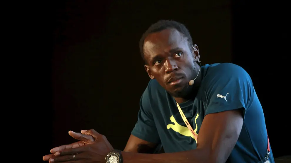 El campeón olímpico y mundial de velocidad, el jamaicano Usain Bolt.