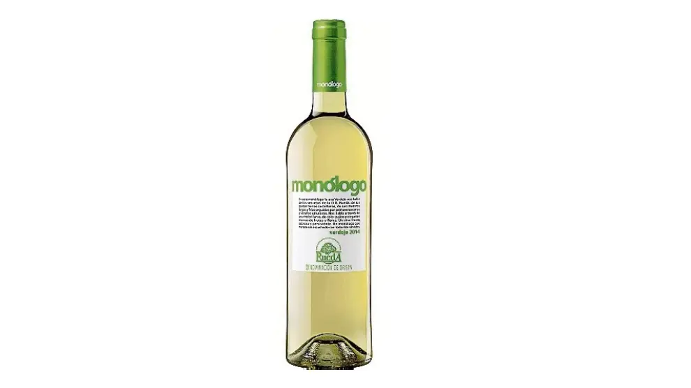 El Monólogo Verdejo es un vino blanco fresco destinado a un público informal.