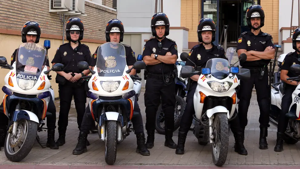 La nueva unidad motorizada Centellas de la Policía en Aragón.