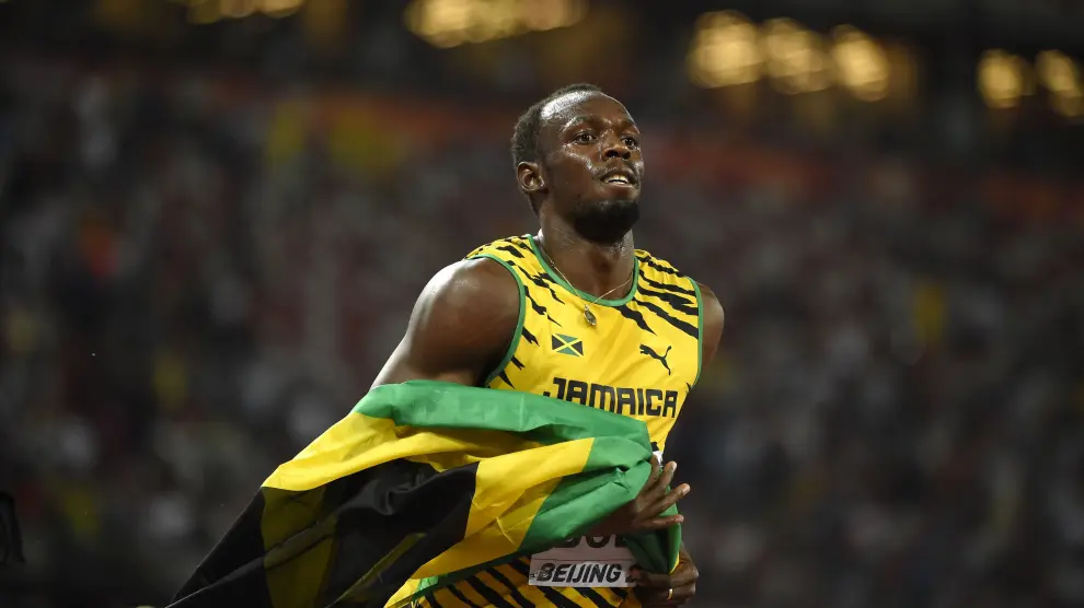 ?Bolt celebra su victoria