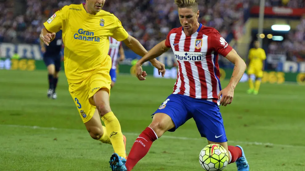 Torres juega con el Atlético de Madrid