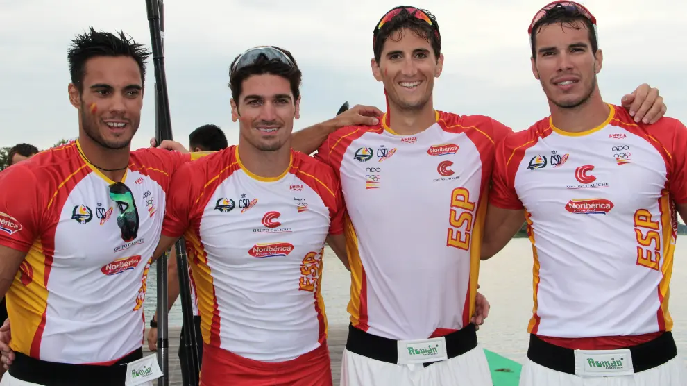 Los integrantes del K-4 1.000 español se han clasificado para los Juegos Olímpicos de 2016.