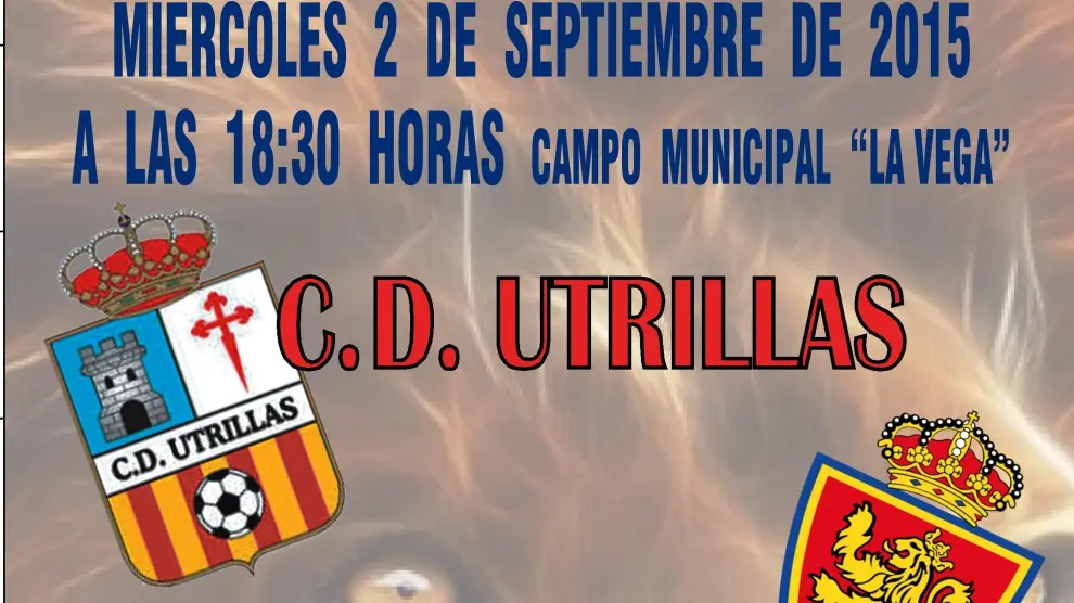CD Utrillas-Real Zaragoza, en beneficio de las peñas