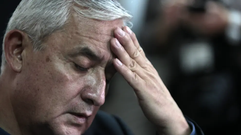 Las cuentas bancarias del expresidente de Guatemala serán embargadas