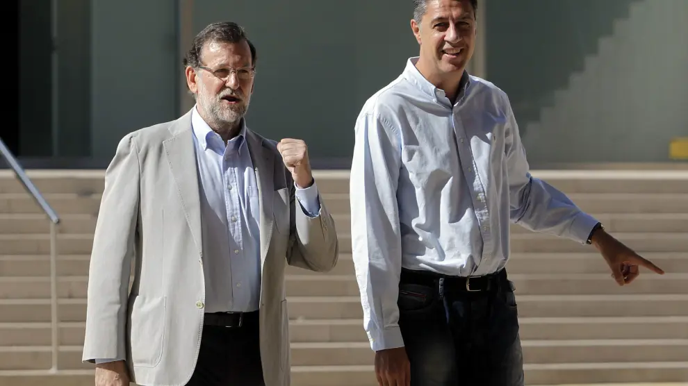 Rajoy apela al voto masivo el 27S para derrotar el radicalismo de Artur Mas y Pedro Sánchez