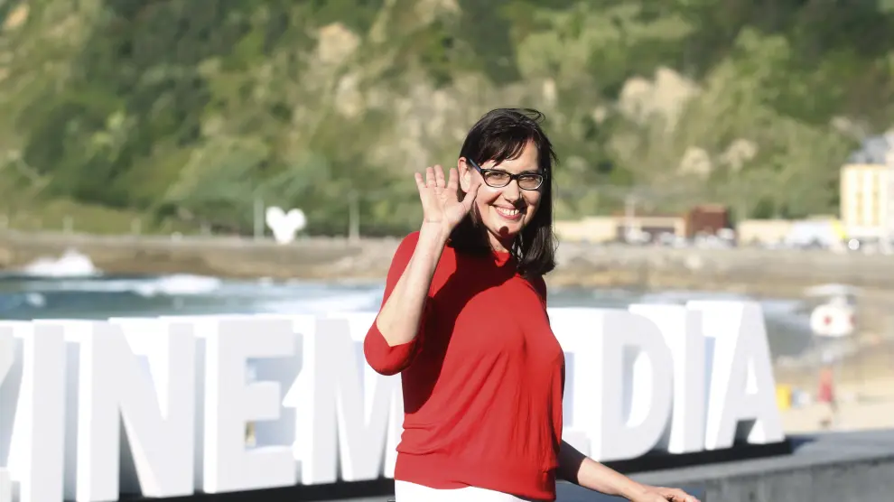 La directora francesa Lucile Hadzihalilovic en Festival de San Sebastián.